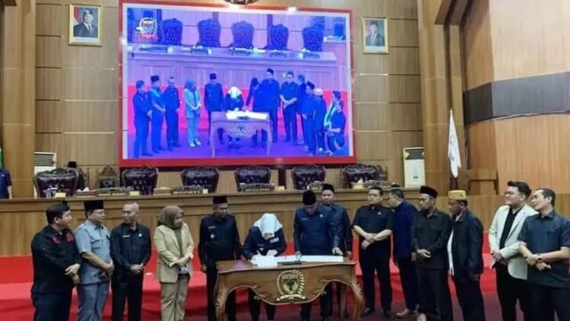 DPRD Mura Paripurna Perubahan Rancangan Nota Keuangan dan Raperda Anggaran Pendapatan dan APBD-P