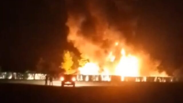 Lagi dan lagi Tempat Penyulingan Minyak di Kecamatan Babat Toman Terbakar